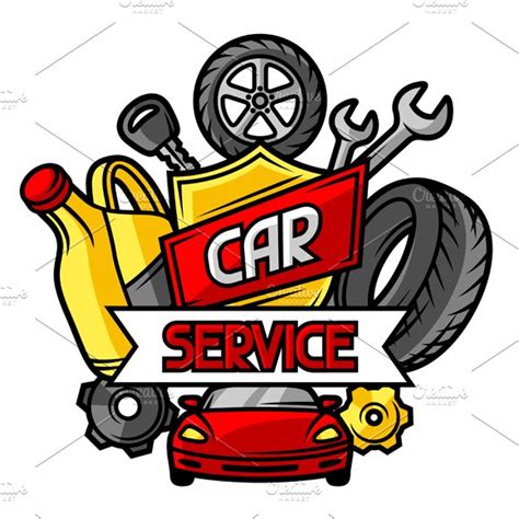 Copyrights and trademarks for the cartoon, and other promotional materials are held by their respective owners and their use is allowed under the fair use. Car repair concepts. ~ Card Templates ~ Creative Market