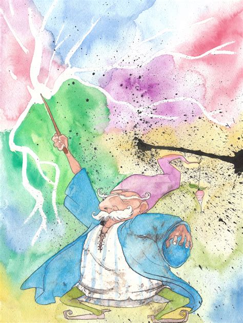 Rainbow Lightning Wizard By Lylie Foak On Deviantart