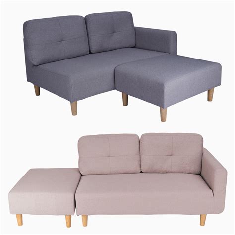 Futon sofa bed, modern stylish convertible futon sleeper couch daybed with adjustable armrests for compact living space, dorm, studio, apartment, office, studio, reception. 2 Seater L Shaped sofa Bed | L shaped sofa bed, Corner ...