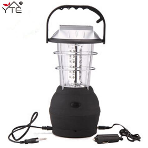Yte Portable Outdoor Light Multifunction Solar 36 Led Hand Crank Lamp