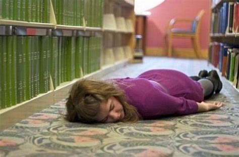 Passed Out In The Library Sideeffectoffinals Power Nap Funny People