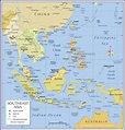 Map of the Countries and Regions of Southeast Asia with links to ...