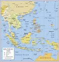 Map of the Countries and Regions of Southeast Asia with links to ...