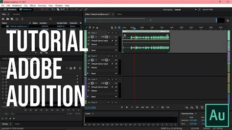 Tutorial Adobe Audition Youtube