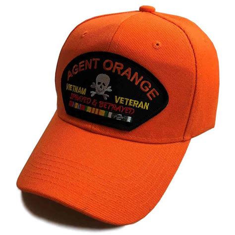 Vietnam Veteran Agent Orange Cap Hats
