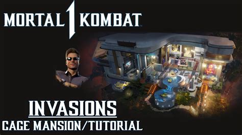 Mortal Kombat Invasions Mode Cage Mansion Tutorial YouTube