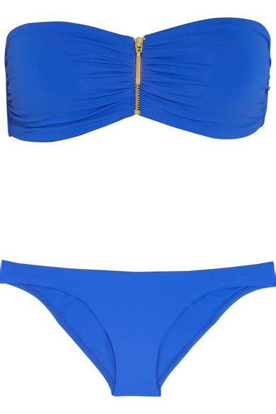 Melissa Odabash Sumatra Zipped Bandeau Bikini Net A Portercom