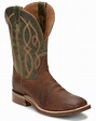 Tony Lama Men's Landgrab Brown Western Boots - Wide Square Toe | Boot Barn