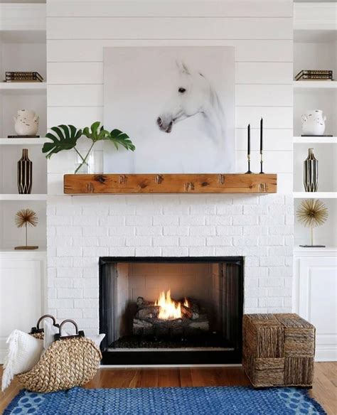 Modern Farmhouse Fireplace Surround Modern Fireplace Mantel Decor