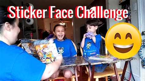 Sticker Face Challenge Youtube