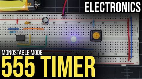 555 Timer Monostable Mode Youtube