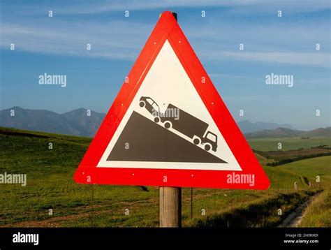 South Africa Road Signs Warning Sign Warning Slow Moving Heavy