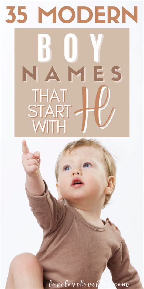 35 Modern Boy Names That Start With H With Meanings The Mom Love Blog
