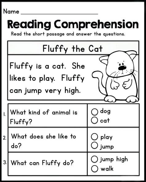 Printable Kindergarten Reading Worksheet Free English Worksheet For