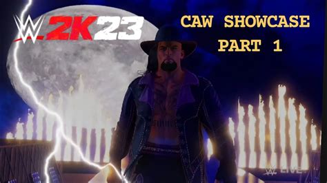 WWE 2K23 CAW SHOWCASE PART 1 YouTube