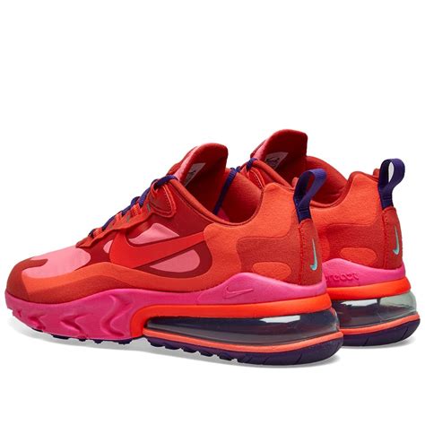 Nike Air Max 270 React W Red Crimson Pink And Purple End Uk