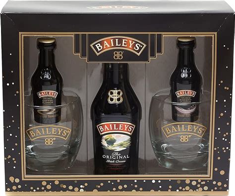 Baileys Flavours Gift Set Including Glasses Amazon Co Uk Grocery