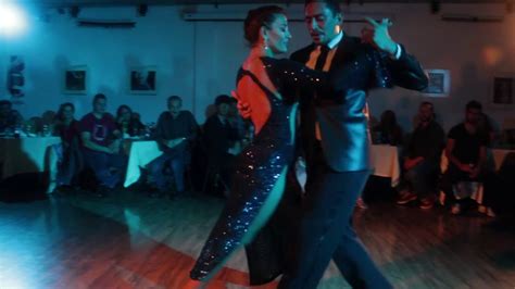 Dos Orillas Práctica De Tango Bailan Carolina Leonardelli Y Gabriel Salvi 3 4 Youtube