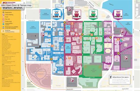 Asu Campus Map Pdf Oconto County Plat Map