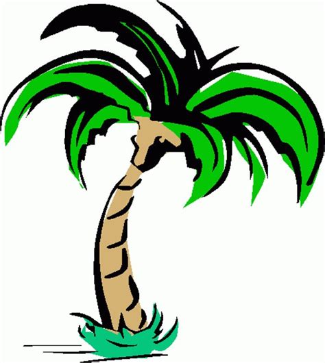 Palm Tree Clip Art And Cartoons On Palm Trees Clip Clipartix