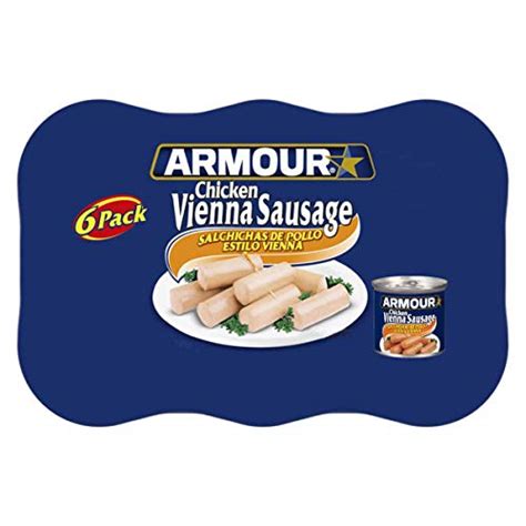 Armour Star Vienna Sausage Barbecue Flavored Canned Sausage 276 Oz