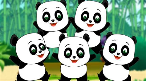 Five Little Pandas Popular Nursery Rhyme Collection I Songs For