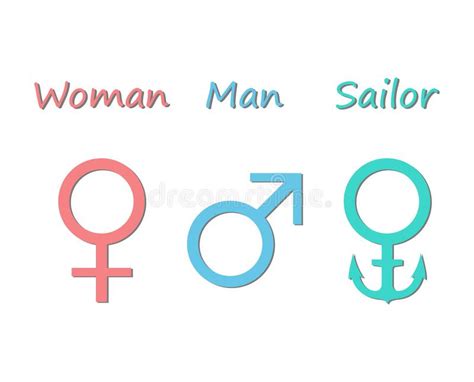 Man Woman Gender Symbols Stock Illustration Illustration Of Symbol