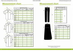 A101 Uniform Measurement Chart