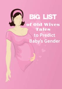 Old Wives Tales To Predict Your Baby S Gender Huge List