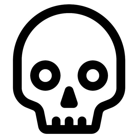Skull Outline Outlined Svg Vectors And Icons Svg Repo