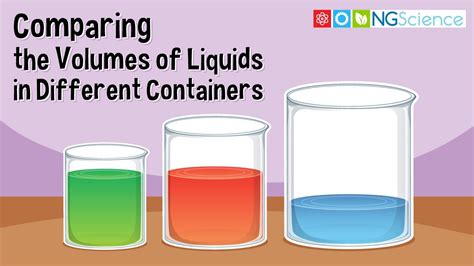 Comparing The Volumes Of Liquids In Different Containers Youtube