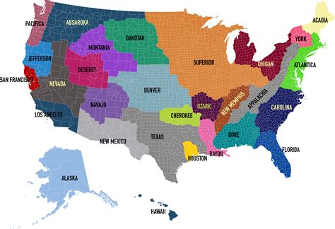 8 Ideological Regions Of The Us Map Map
