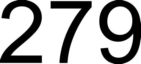 279 — двести семьдесят девять натуральное нечетное число в ряду
