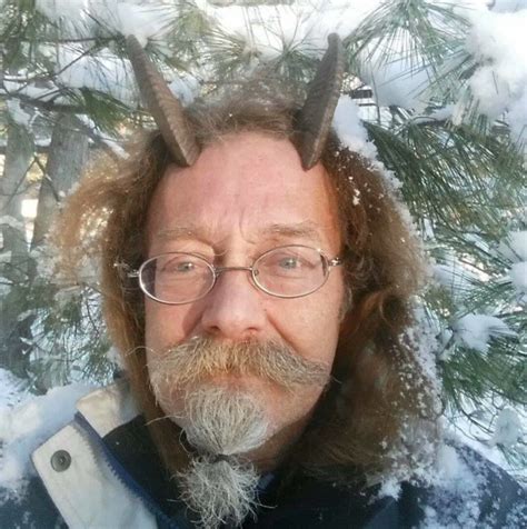 Pagan Priest Wins Right To Wear Goat Horns In Maine Id Photo Democratic Underground