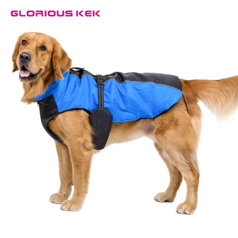 Glorious Kek Dog Clothes For Large Dogs Winter Waterproof Dog Rain