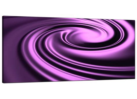 Purple Abstract Canvas Wall Art 120cm X 50cm Mesal