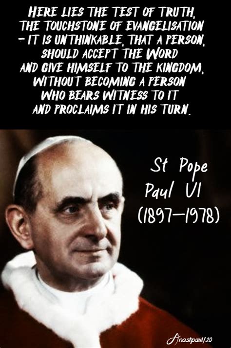 Quotes Of The Day 29 May St Pope Paul Vi And Bl Rolando Maria Rivi
