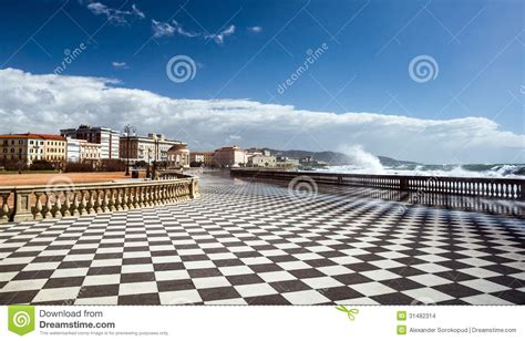 Checkered Floor In City Square Stock Photo Image Of Floor Background