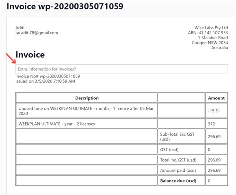 How To Find And Edit Invoices Week Plan