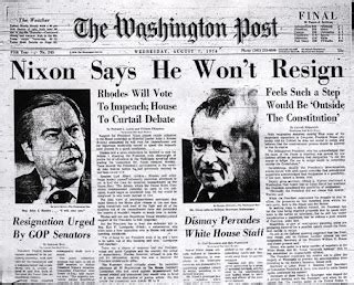 History Of American Journalism Watergate The Washington Post And Cronkite