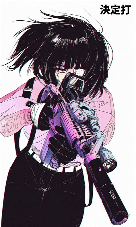 Vinne On Twitter Pink Bullets 2018 Anime Art Girl Manga Art