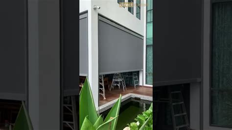 Zip Blind Singapore House Outdoor Area Youtube