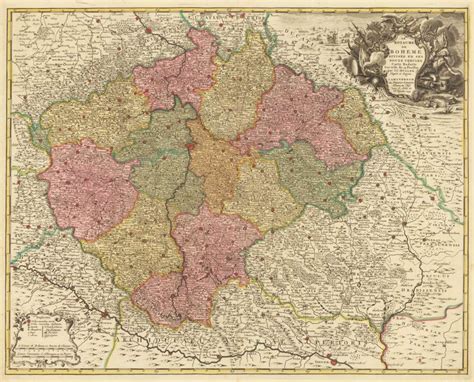 Czech Republic Bohemia And Moravia Europe Antique Maps Bergbook