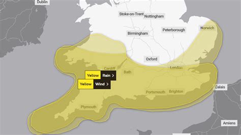 Uk Weather Yellow Met Office Warnings Every Day Until Thursday As