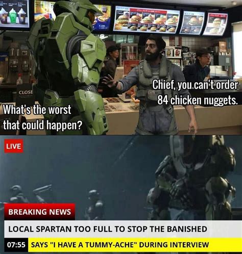 Master Chief Has A Serious Problem Halomemes