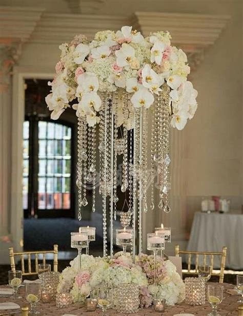 15 Tall Square Acrylic Event Centerpiece With Acrylic Hanging Cry