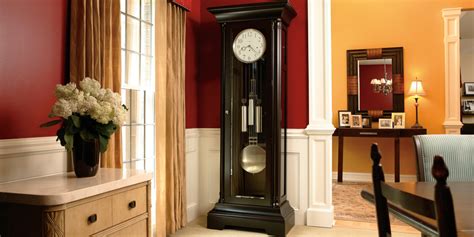 Black Grandfather Clock Premier Clocks