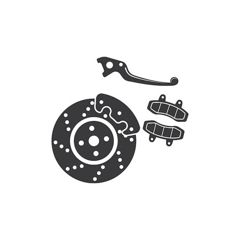 Premium Vector Disc Brake Icon Vector Illustration Design