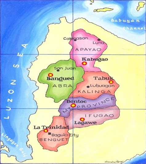 Map Of Cordillera Administrative Region Download Scientific Diagram