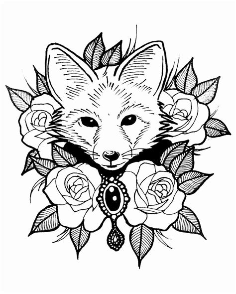 Image Result For Mandala Colouring Fox Coloring Page